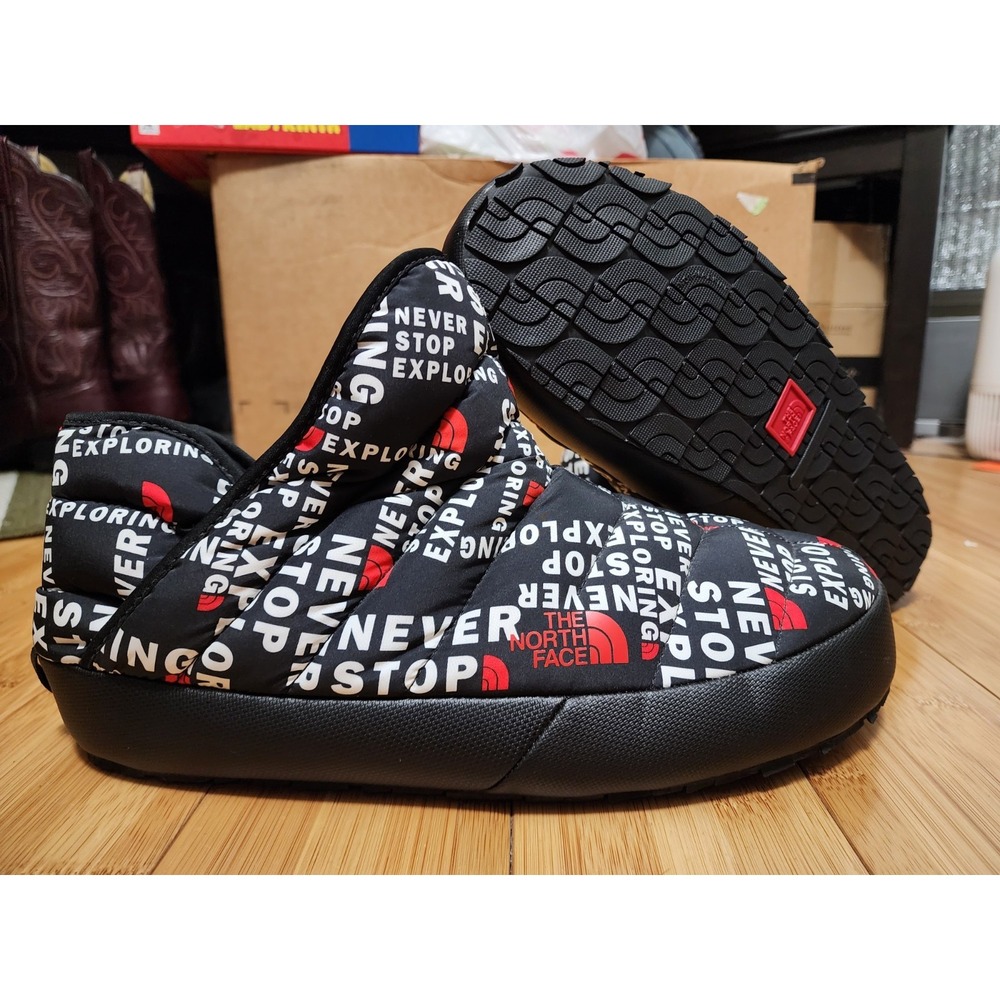 The North Face Mens 11 ThermoBall Traction Bootie Slippers Black NF0A3MKH